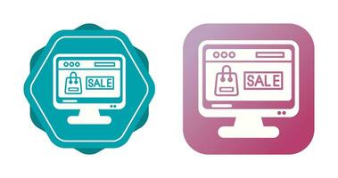 Online Sale Vector Icon