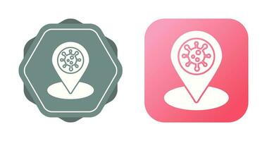 Covid Location Vector Icon