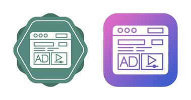 AD Vector Icon