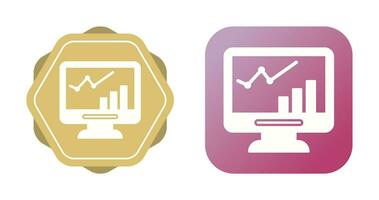 Lcd Growth Vector Icon