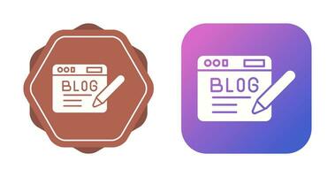 Blog Vector Icon