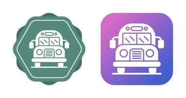 School Bus Vector Icon