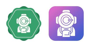 Diving Helmet Vector Icon