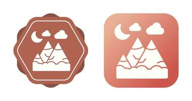 Mountains Vector Icon