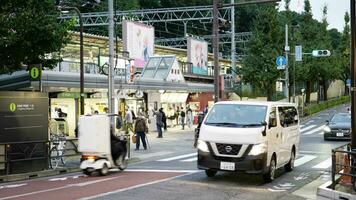 Tóquio, Japão - 18 de outubro , 2022 harajuku estação Tóquio dentro Tóquio , Japão . video