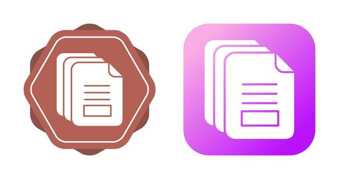 icono de vector de documento