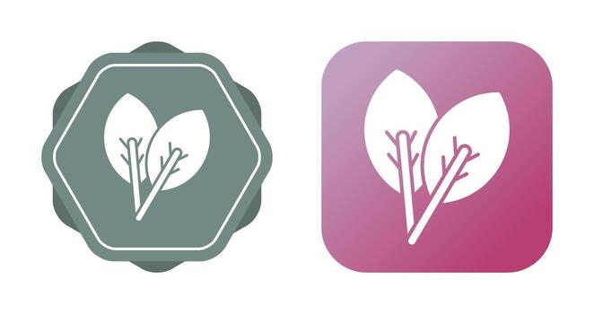 icono de vector de hoja