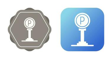 Parking Sign Vector Icon