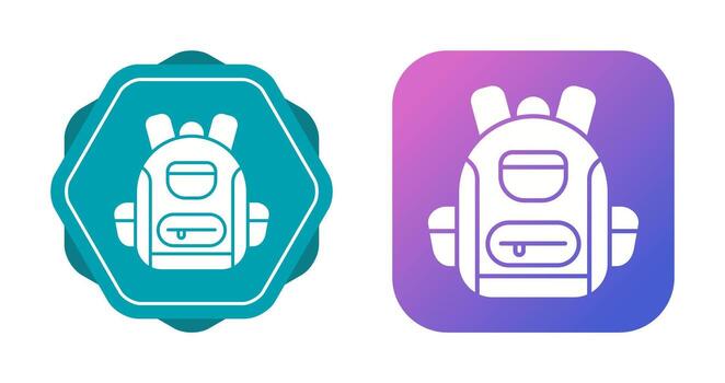 Backpack Vector Icon