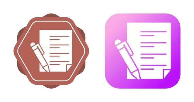 escribir icono vectorial vector