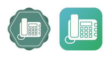 Land Line Phone Vector Icon