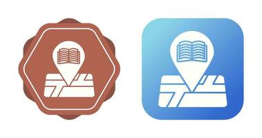 Library Location Vector Icon