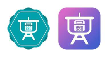 Calculation Presentation Vector Icon