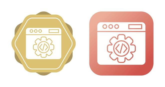 icono de vector de programación