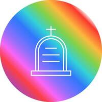 icono de vector de cementerio