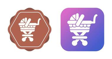 Baby Carriage Vector Icon