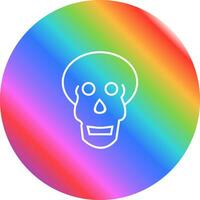 Skull X ray Vector Icon