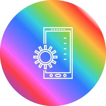 Mobile app Developing Vector Icon