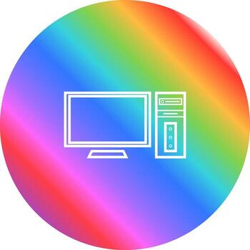Computer Vector Icon