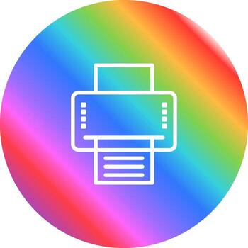 icono de vector de impresora
