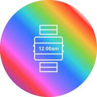 icono de vector de reloj de pulsera