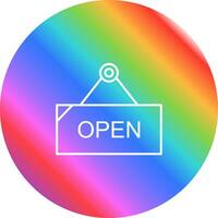 Open Tag Vector Icon