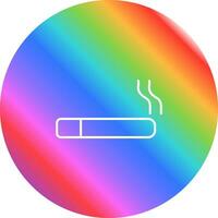 icono de vector de cigarrillo