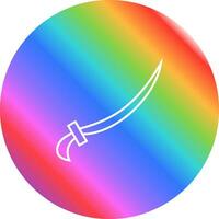 Arabic Sword Vector Icon