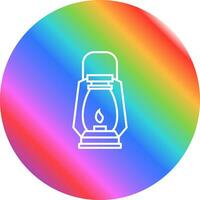 icono de vector de lámpara de gas