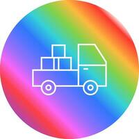 icono de vector de camioneta