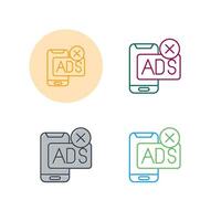 AD Block Vector Icon