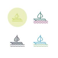 Sailing Vector Icon