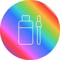 Bottle and Dropper Vector Icon