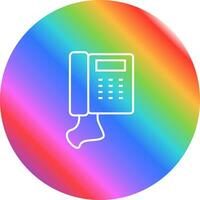 Telephone Set Vector Icon