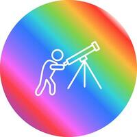 Adjusting Telescope Vector Icon