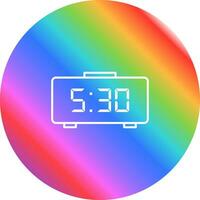 Digital Clock Vector Icon