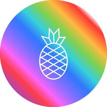 icono de vector de piña
