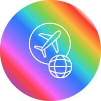 Global Flights Vector Icon