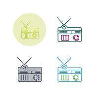 Radio Vector Icon