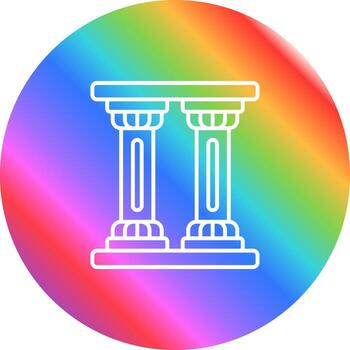 icono de vector de columna