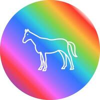 icono de vector de caballo