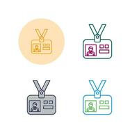 Id Card Vector Icon