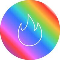 icono de vector de fuego