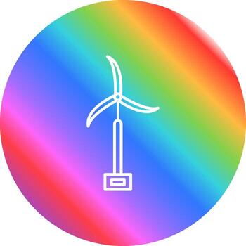 icono de vector de molino de viento