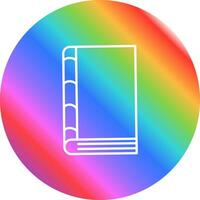 icono de vector de libro