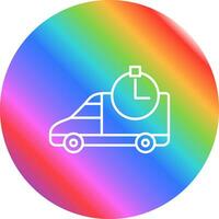 Time Based Delivery Vector Icon