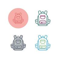 Backpack Vector Icon