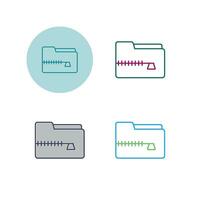 Zip File Vector Icon