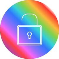 Open Lock Vector Icon Vector Icon