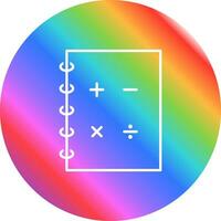 Mathematics Vector Icon